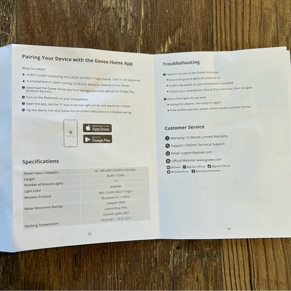 Govee Allure Smart Ground Lights Model #H7050 - Picture 15 of 15